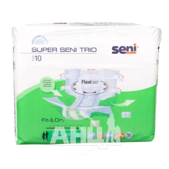 Подгузники для взрослых Super Seni trio large №10