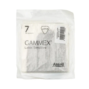 Рукавички медичні хірургічні латексні без пудри стерильні gammex pf розмір 7 пара