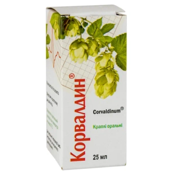 Корвалдин краплі оральні флакон 25 мл
