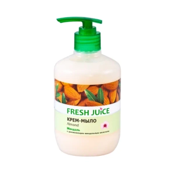 Крем-мыло Fresh Juice Almond с дозатором 460 мл