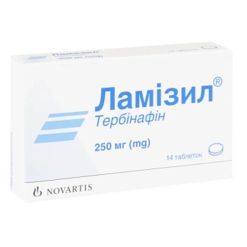 Ламизил таблетки 250 мг блистер №14