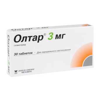 Олтар 3 мг таблетки 3 мг №30