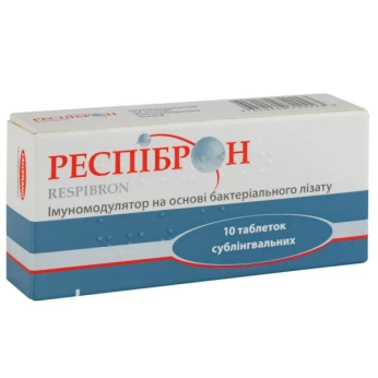 Респіброн таблетки сублінгвальні №10