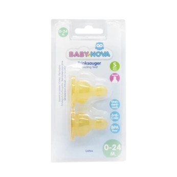 Соска TM babynova 14301 латексная круглая для чая №2