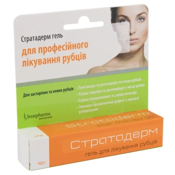 Гель для лікування рубців стратадерм 10 г