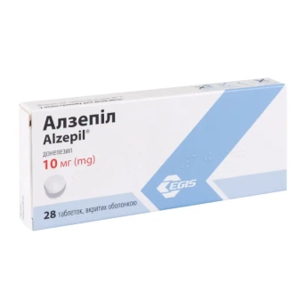 Алзепил таблетки покрытые оболочкой 10 мг блистер №28