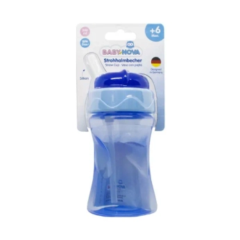 Чашка TM babynova 34120 с трубочкой