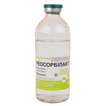 Реосорбілакт розчин для інфузій пляшка 200 мл