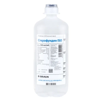 Стерофундин ISO раствор для инфузий контейнер 500 мл №10