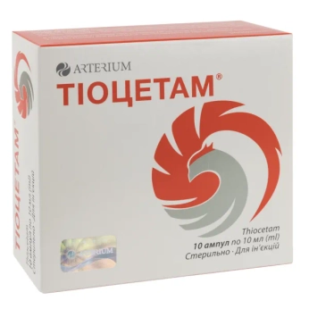 Тиоцетам раствор для инъекций ампула 10 мл №10
