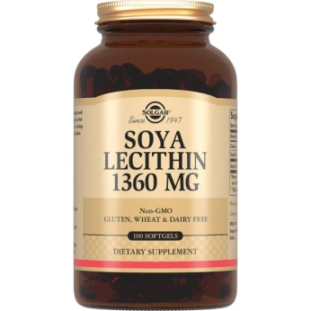 Solgar Натуральный соевый лецитин капсулы №100