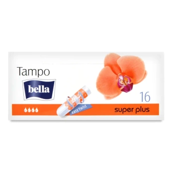 Тампони жіночі гігієнічні Bella tampoo super plus №16