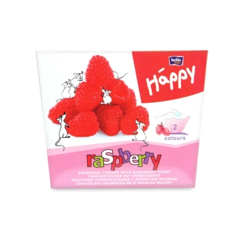 Хусточки паперові універсальні малина Bella Baby Happy №40 + 40