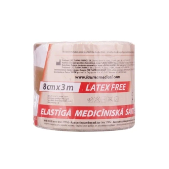 Бинт эластичный медицинский 80 мм х 3 м