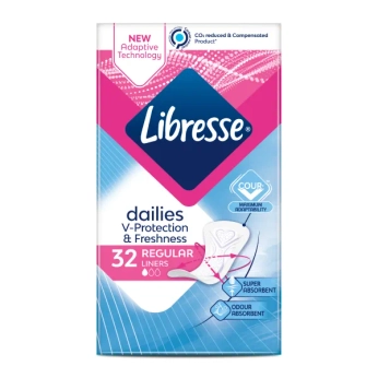 Ежедневные прокладки Libresse Dailies Fresh Regular 1 капля №32