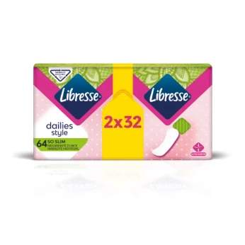 Прокладки гигиенические ежедневные Libresse Dailies Style SO Slim №64