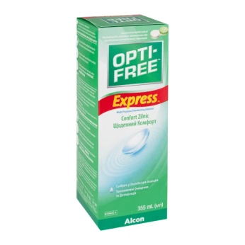 Раствор для линз Опти-Фри Экспресс с контейнером для хранения линз флакон 355 мл